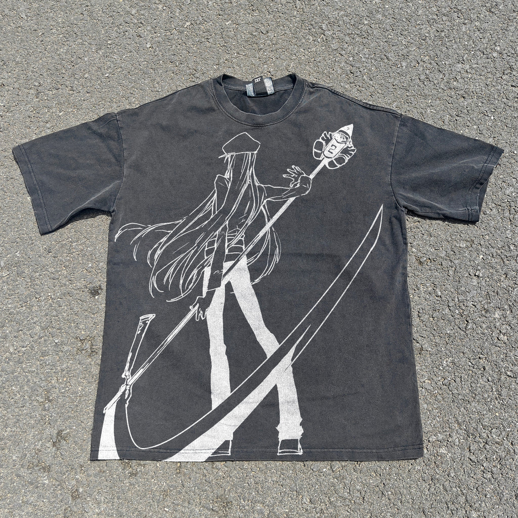 Hunter Kite 330gsm Heavyweight Cotton Black T-Shirt