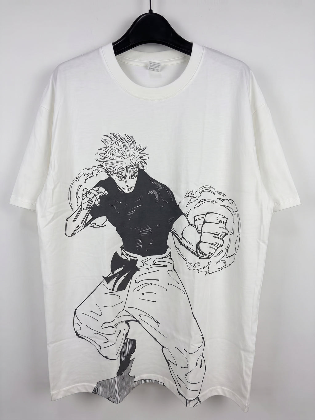 Gojo Sketch Minimal Oversized T-Shirt