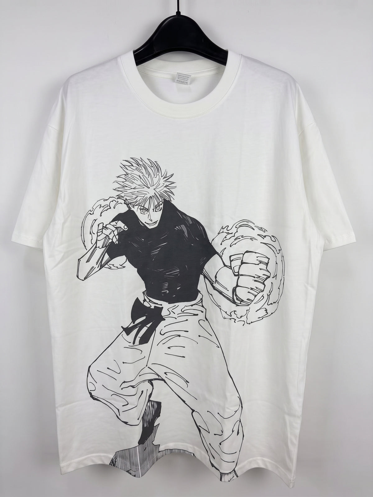 Gojo Sketch Minimal Oversized T-Shirt
