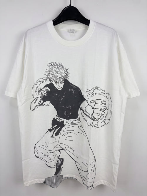 Gojo Sketch Minimal Oversized T-Shirt
