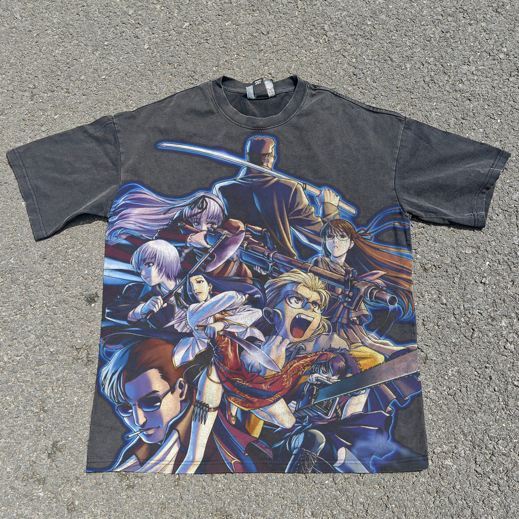 Lagoon Company Oversized 330gsm Heavyweight Cotton Black T-Shirt