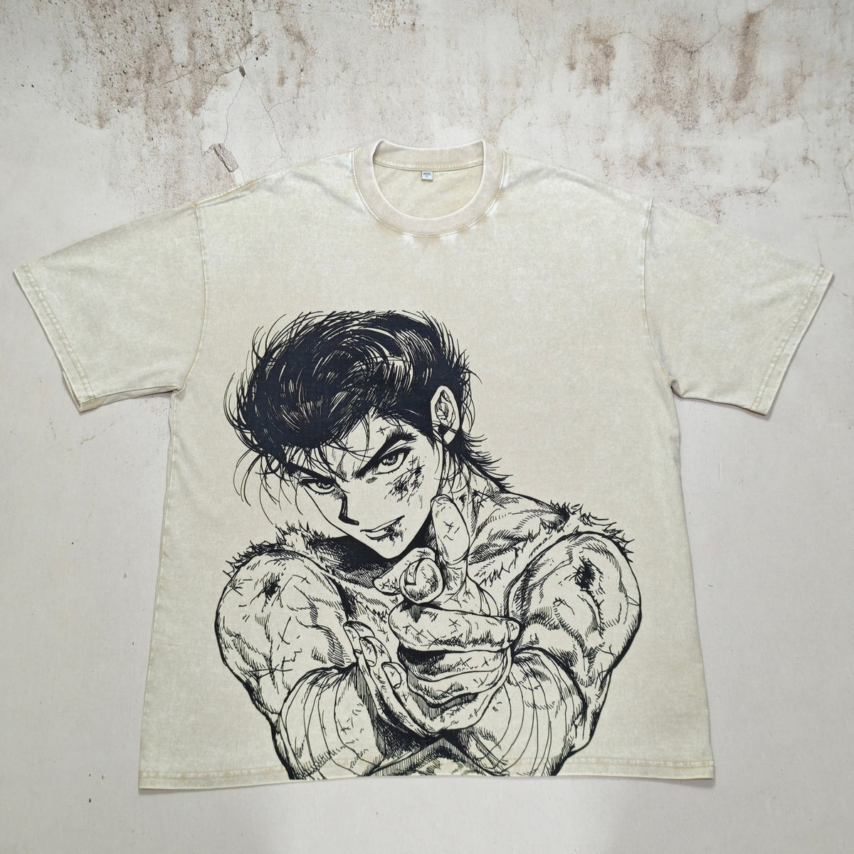 Detective Spirit Gun Washed Oversized T-Shirt