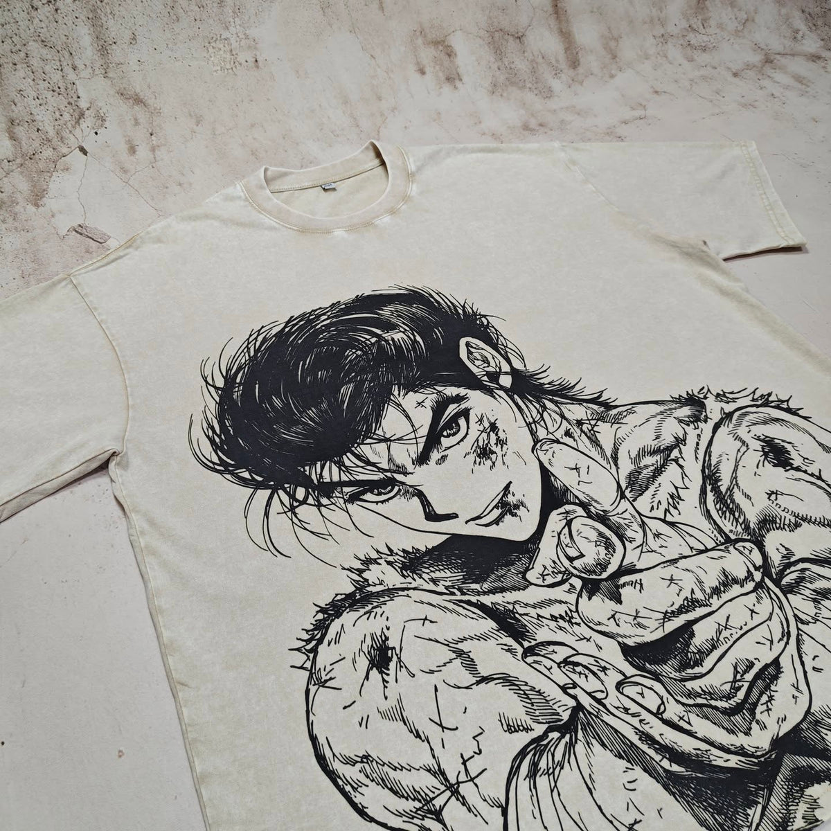Detective Spirit Gun Washed Oversized T-Shirt