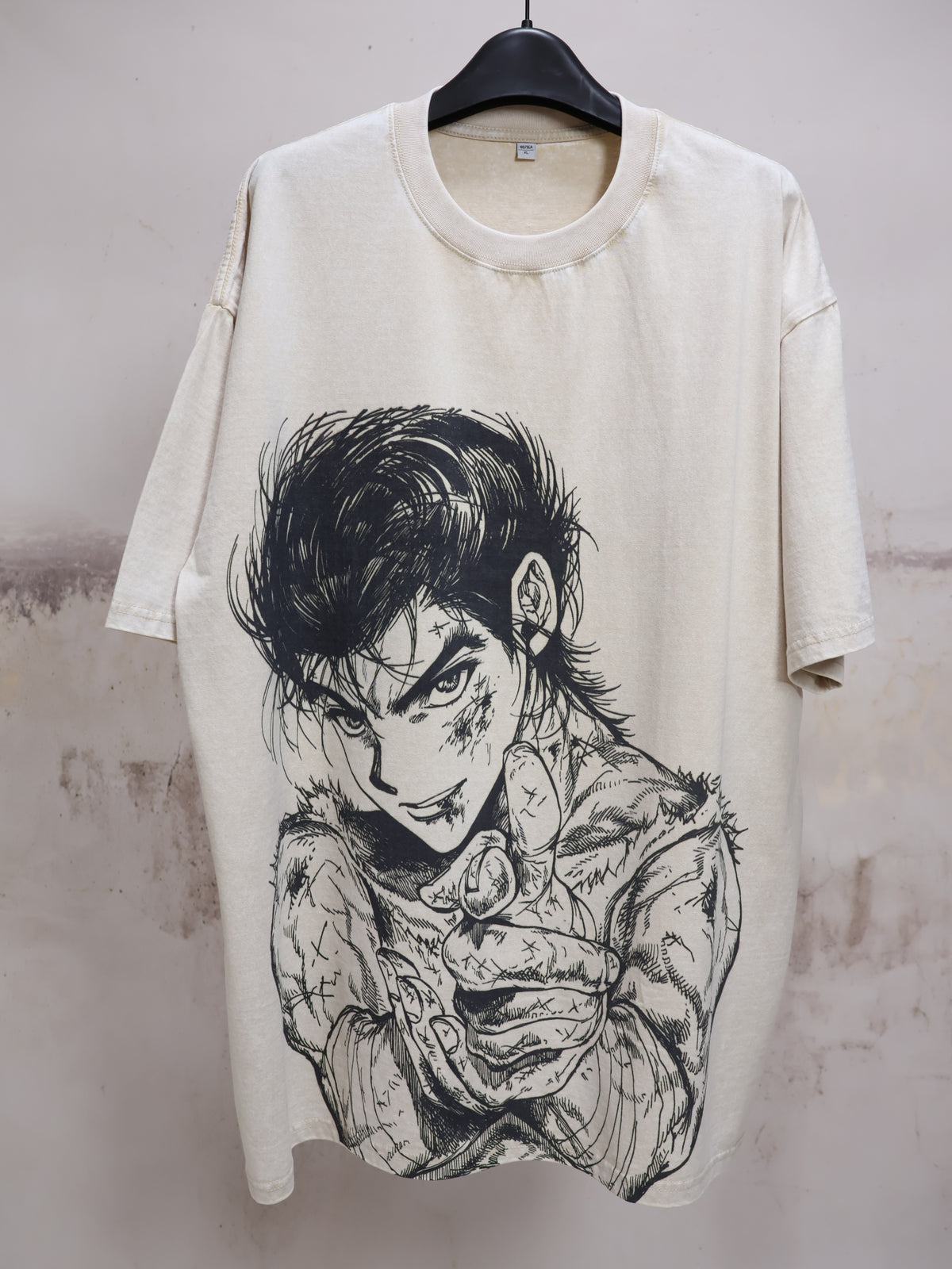 Detective Spirit Gun Washed Oversized T-Shirt