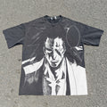 Kenpachi v3 Oversized 330gsm Heavyweight Cotton Black T-Shirt