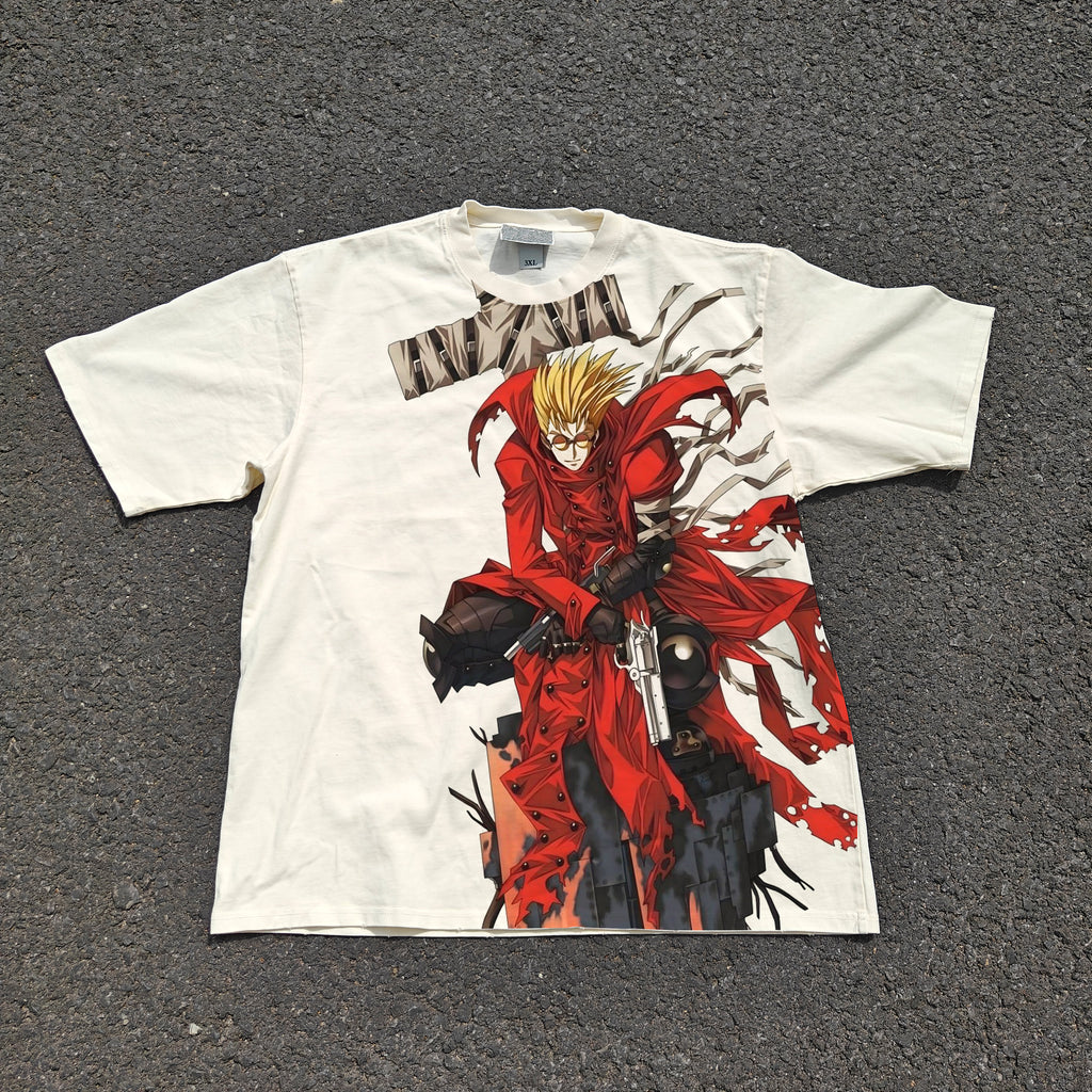 Vash Oversized 330gsm Heavyweight Cotton Baige T-Shirt