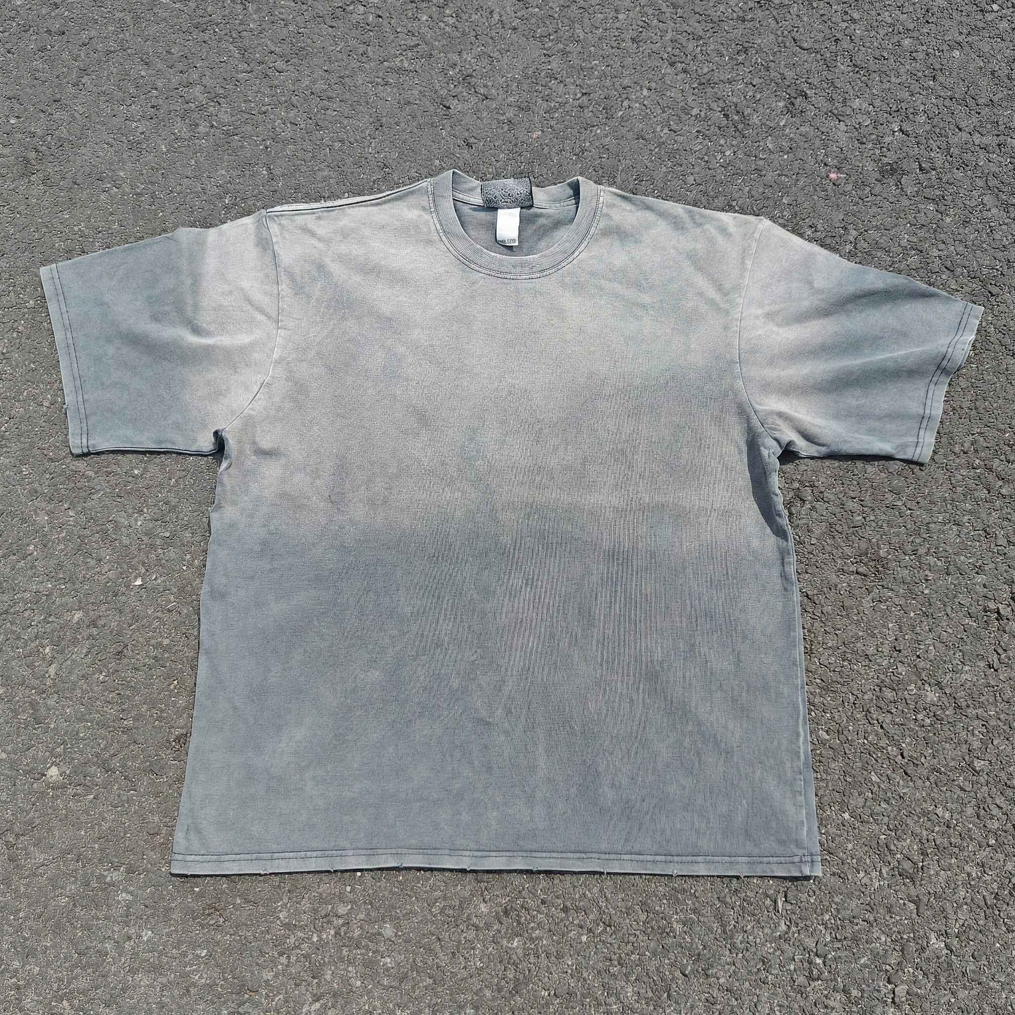 The Grappler Distressed Heavyweight Cotton Light Washed 300gsm T-Shirt