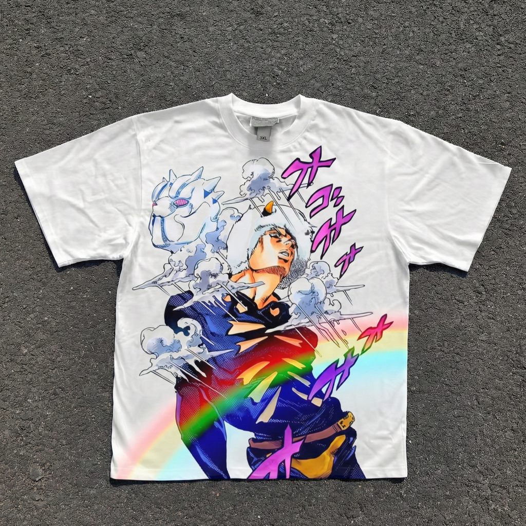 Weather Report Oversized 300gsm Heavyweight Cotton White T-Shirt