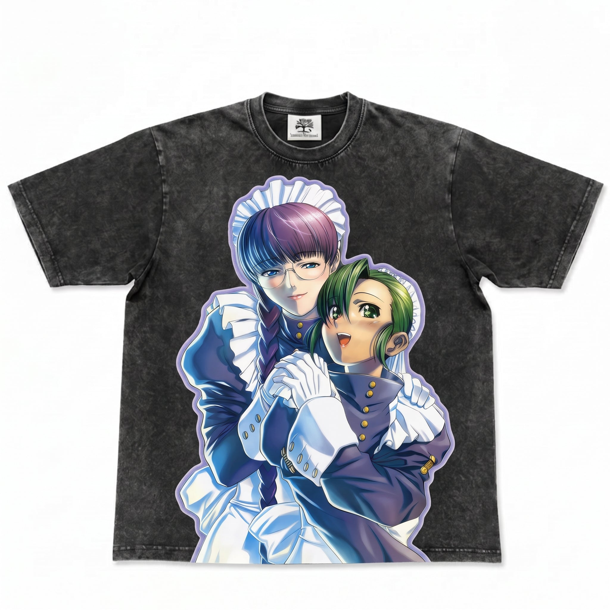 Roberta and Fabiola Oversized Washed T-Shirt