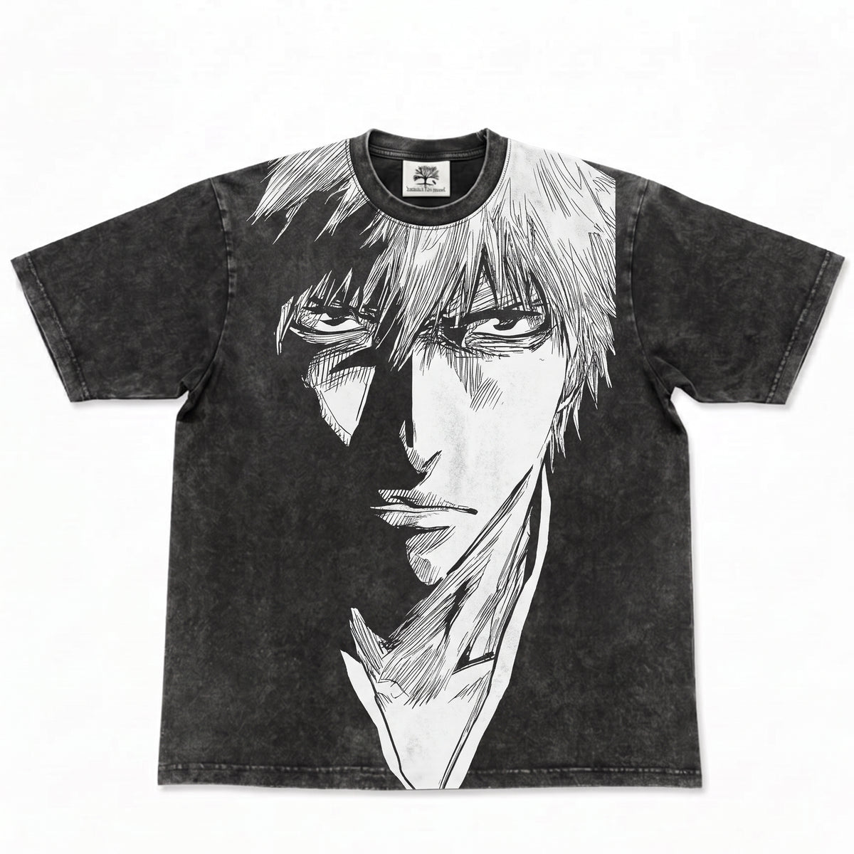 Ichigo Close Up Oversized Washed T-Shirt