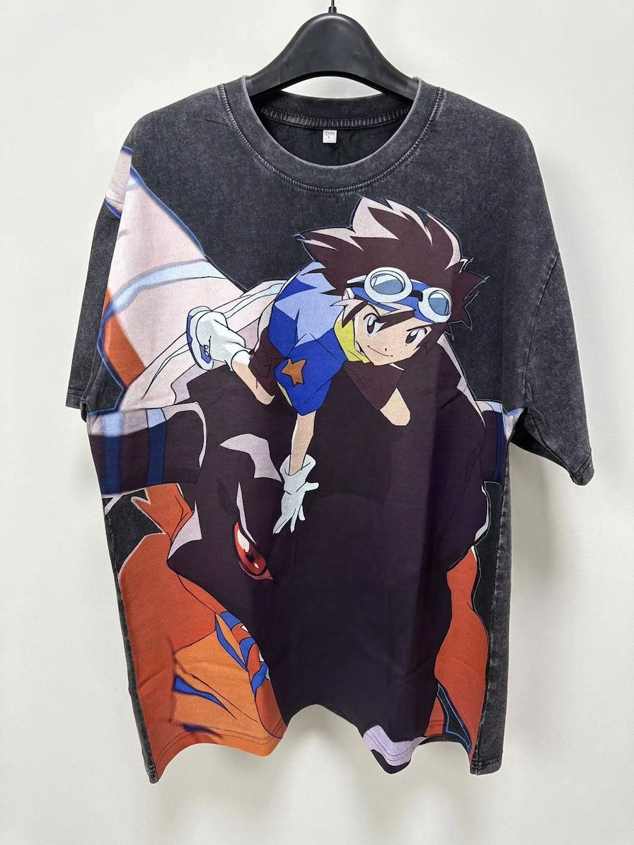 Tai Washed Black T-Shirt
