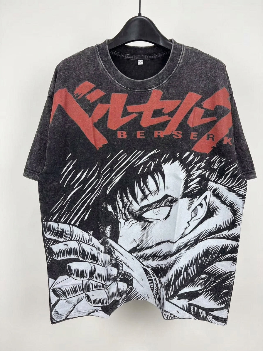 Armored Guts Oversized Washed T-Shirt