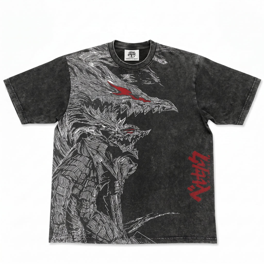 Beast and the Darkness Oversized Washed T-Shirt