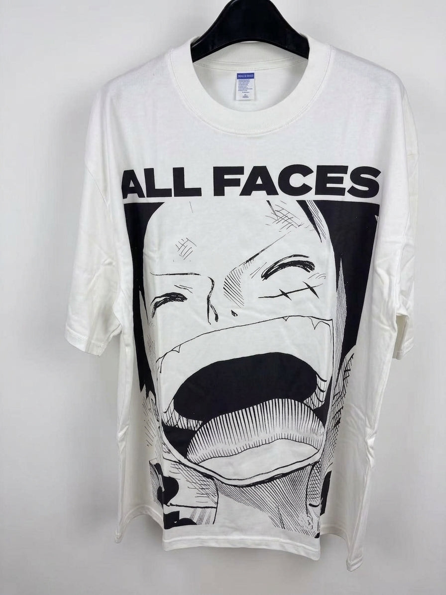 Pirate All Faces Graphic Print T-Shirt