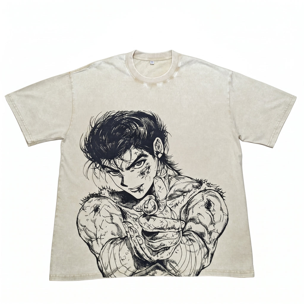 Detective Spirit Gun Washed Oversized T-Shirt