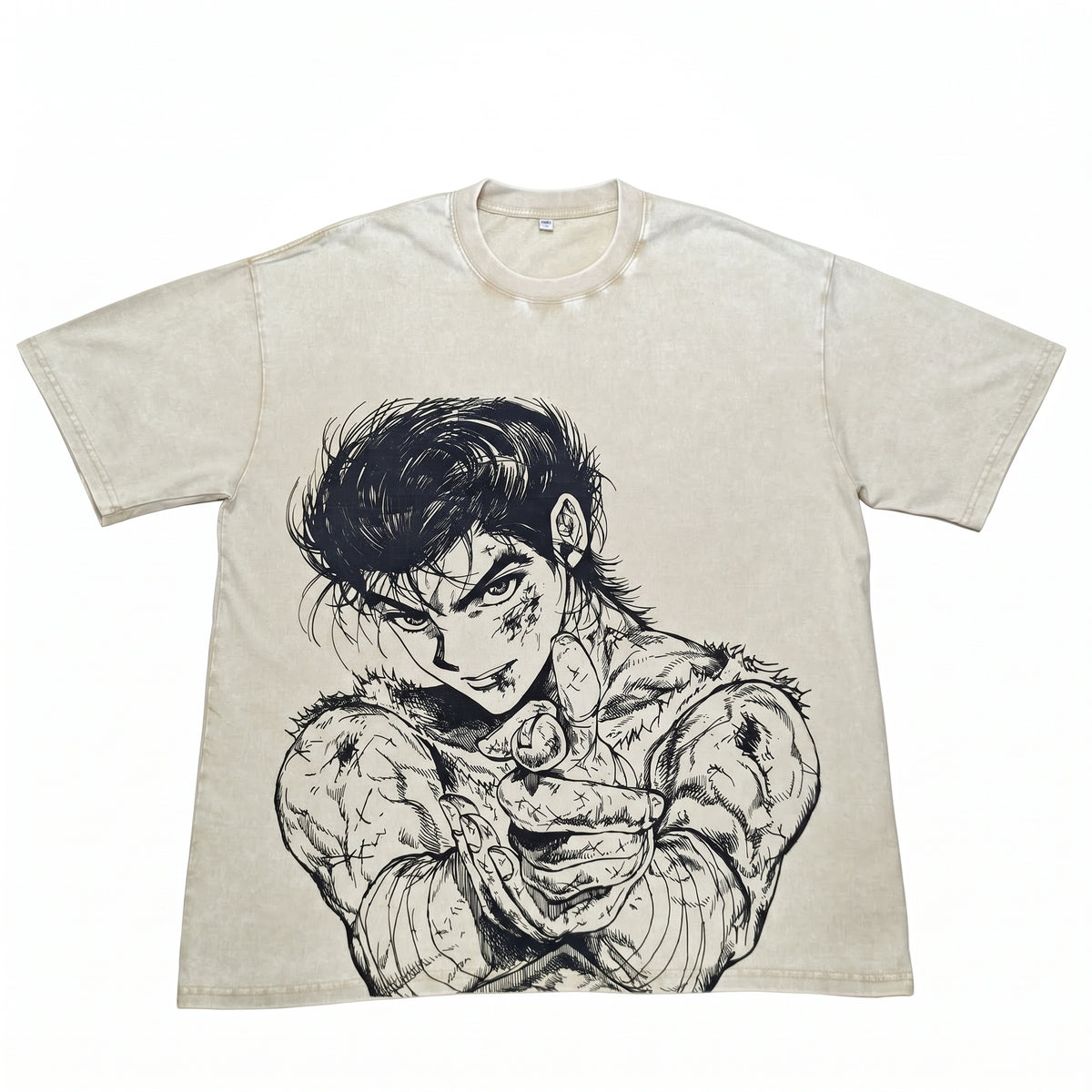 Detective Spirit Gun Washed Oversized T-Shirt