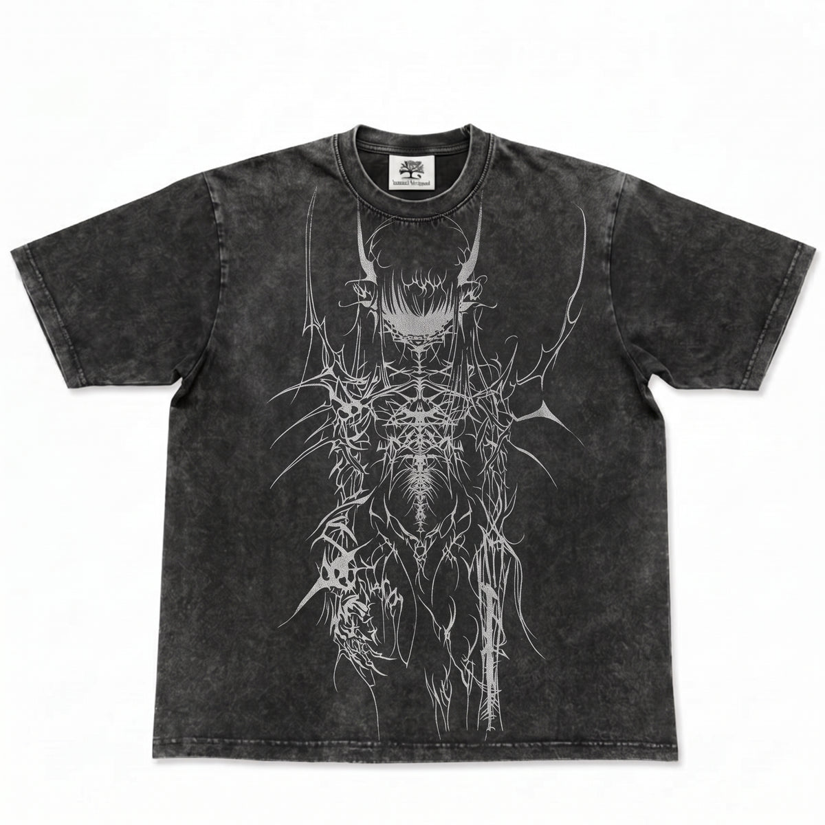 Cyber Sigilism Oversized Washed T-Shirt