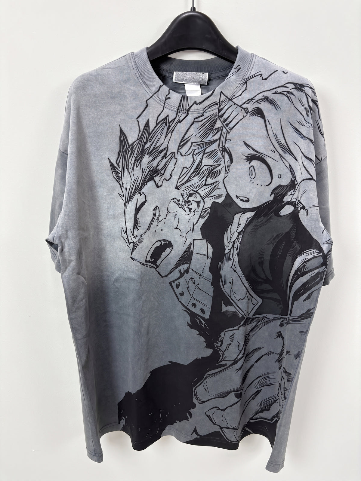 Deku & Eri Distressed Heavyweight Cotton Light Washed 300gsm T-Shirt
