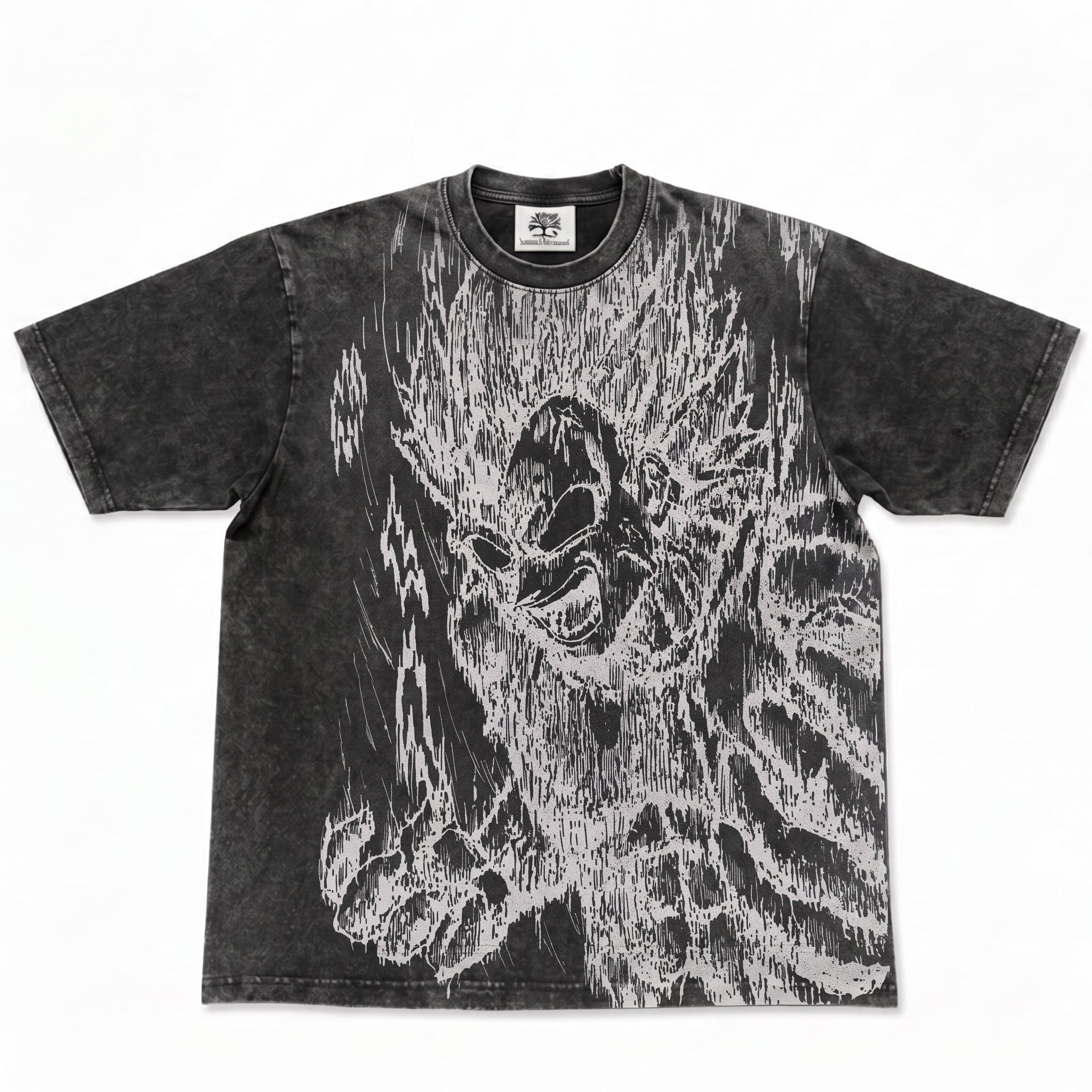 Ultra Ego Super Saiyan Oversized Heavy Washed T-Shirt