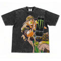 JoJo's Zeppeli & Energy Drink Washed Oversized T-Shirt