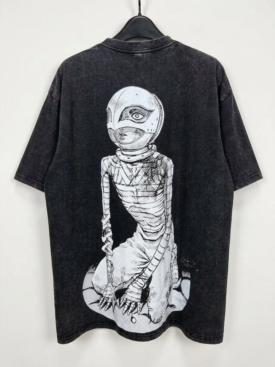 Fallen Eagle Heavyweight Washed Black T-Shirt
