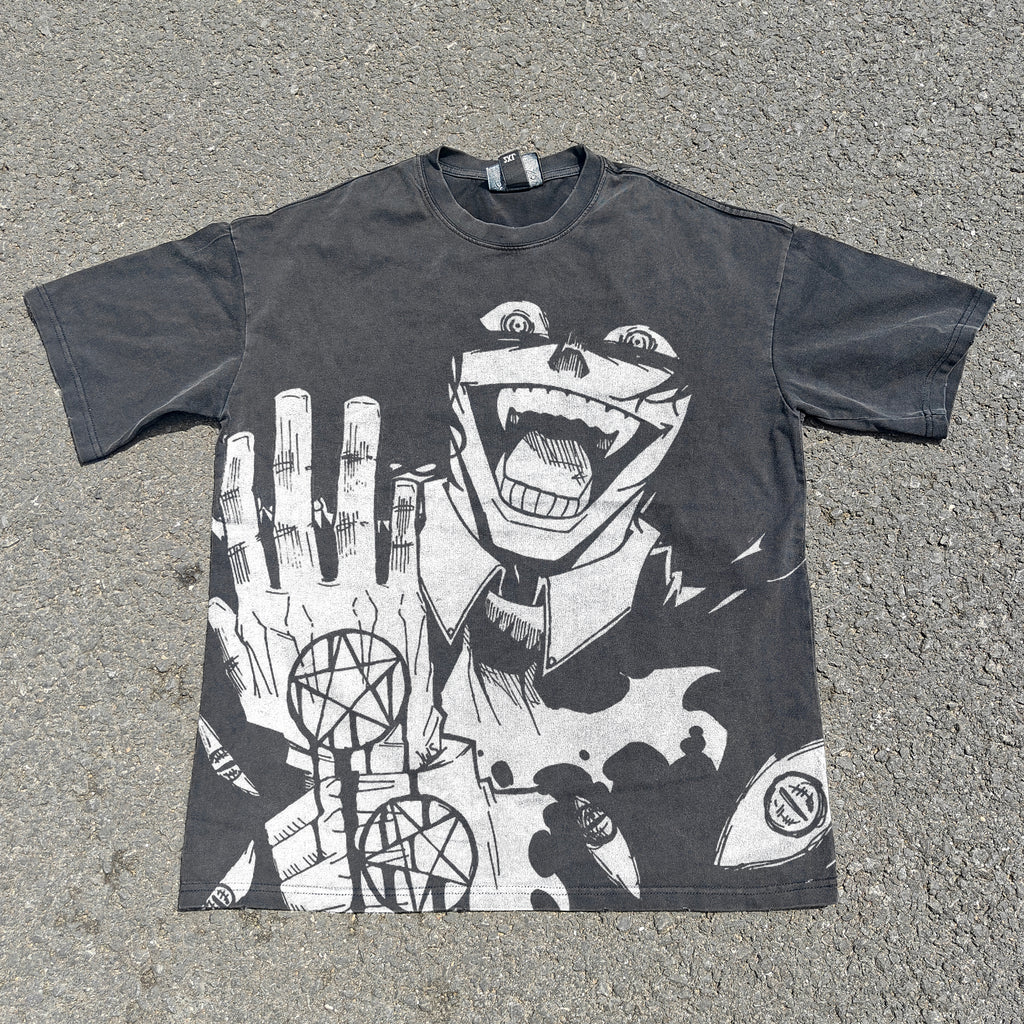 Alucard Oversized 330gsm Heavyweight Cotton Black T-Shirt