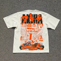 90s Classic Motorcycle Slide Oversized T-Shirt