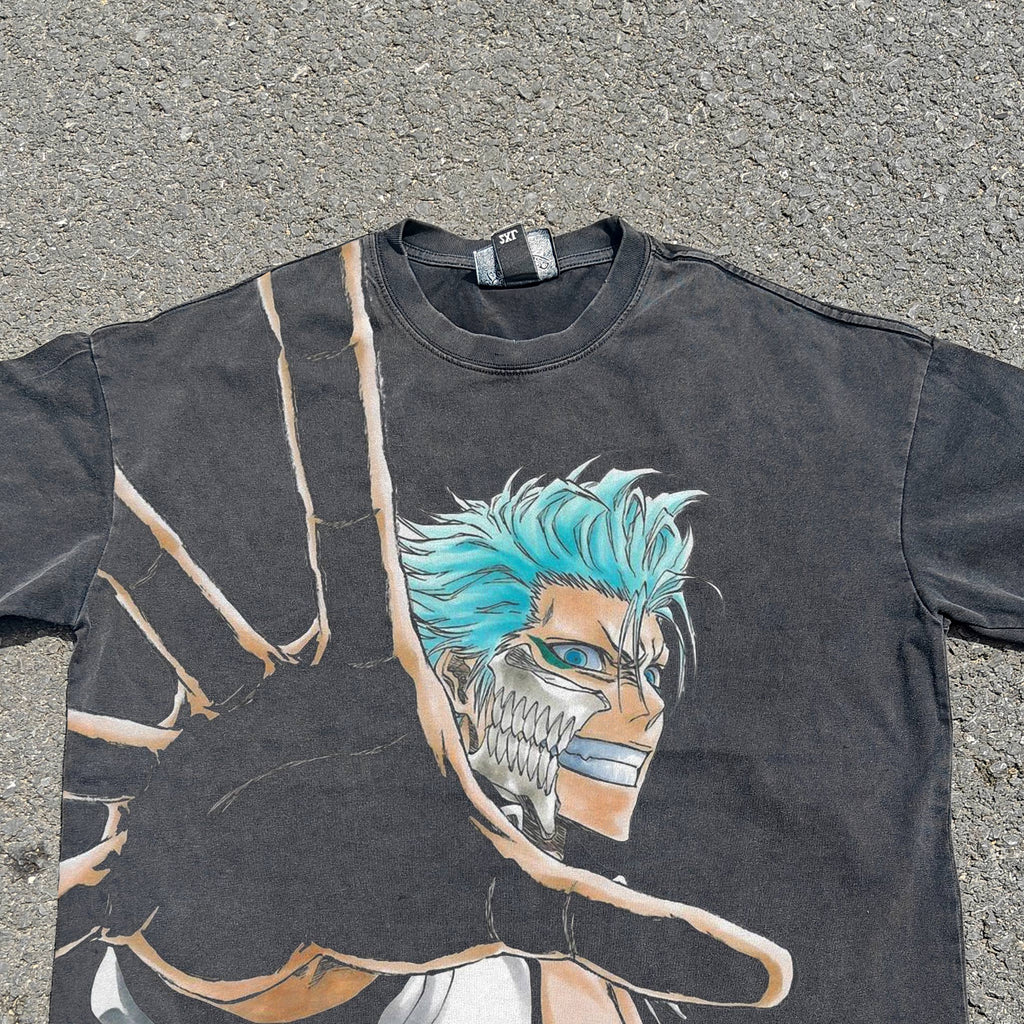 Grimmjow Oversized 330gsm Heavyweight Cotton Black T-Shirt