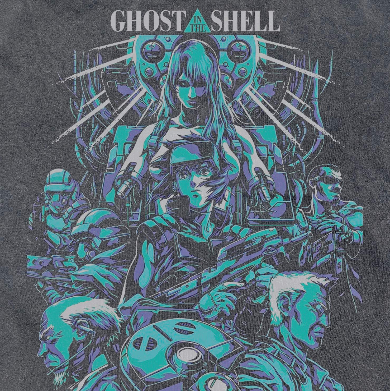 Assault Shell Mobile Squad 330gsm Heavyweight Cotton Black T-Shirt