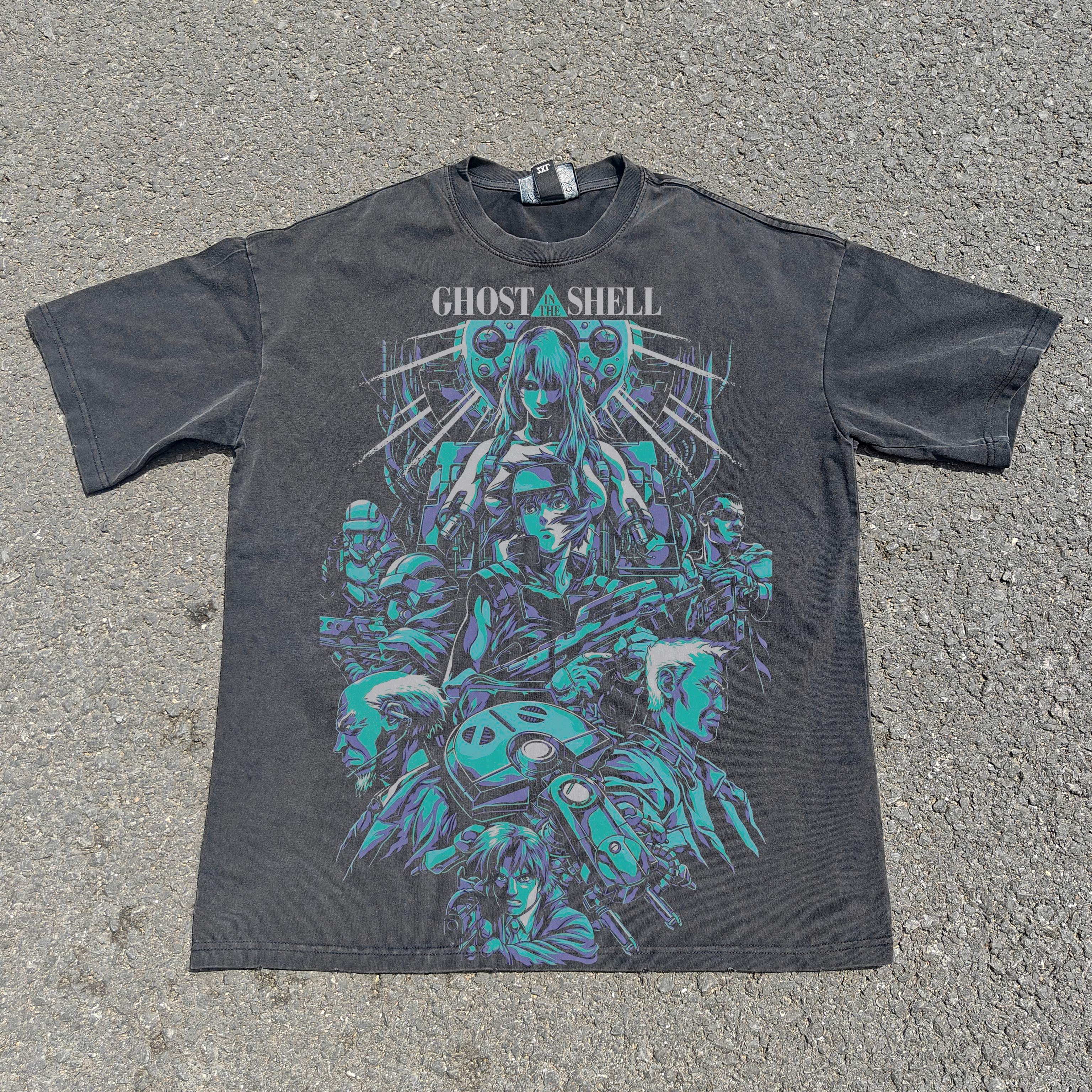 Assault Shell Mobile Squad 330gsm Heavyweight Cotton Black T-Shirt