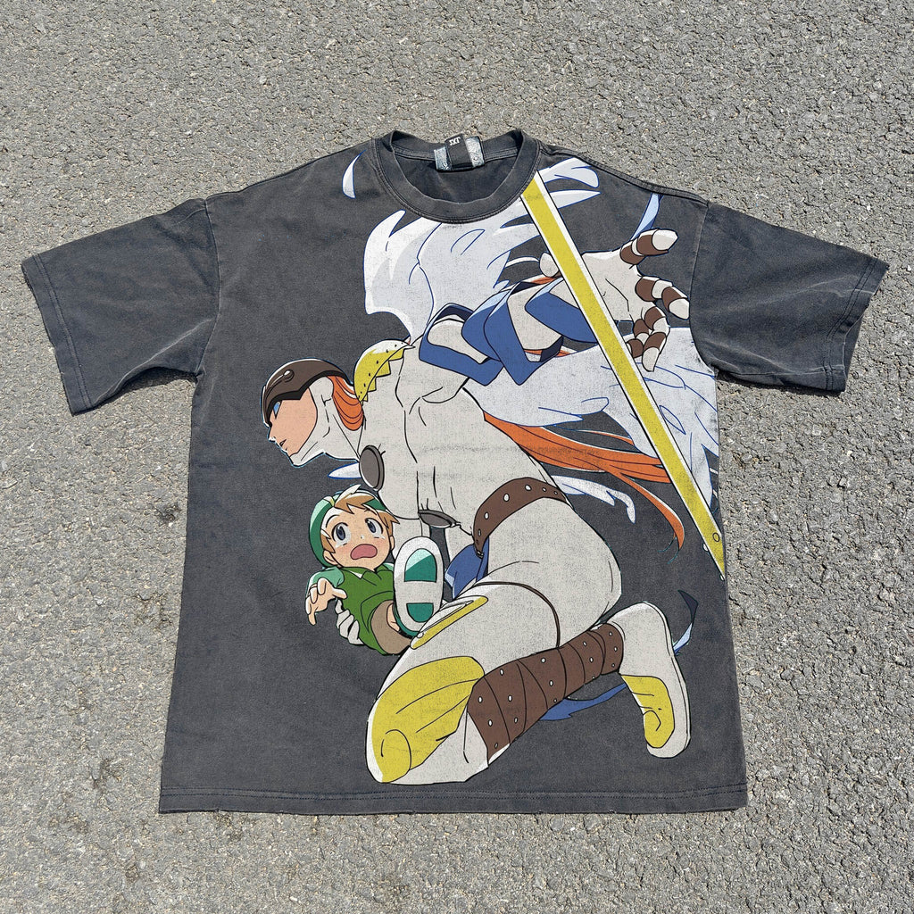 Takeru 330gsm Heavyweight Cotton Black T-Shirt
