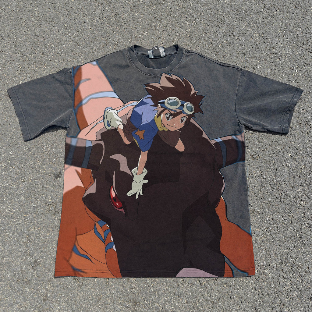 Tai Oversized 330gsm Heavyweight Cotton Black T-Shirt