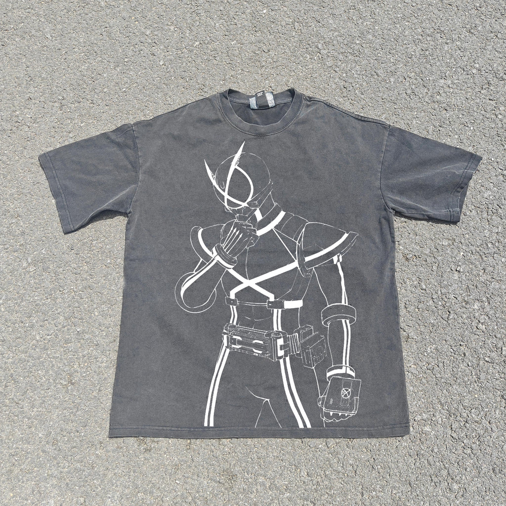 Rider Faiz Oversized 330gsm Heavyweight Cotton Black T-Shirt