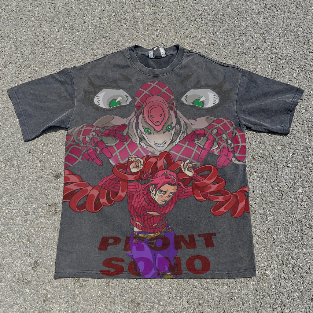 Vinegar Doppio Oversized 330gsm Heavyweight Cotton Black T-Shirt
