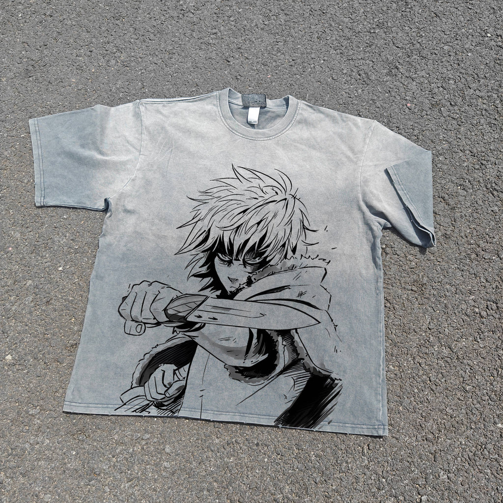 Vinland Viking Double Sided Heavyweight Cotton Light Washed 300gsm T-Shirt