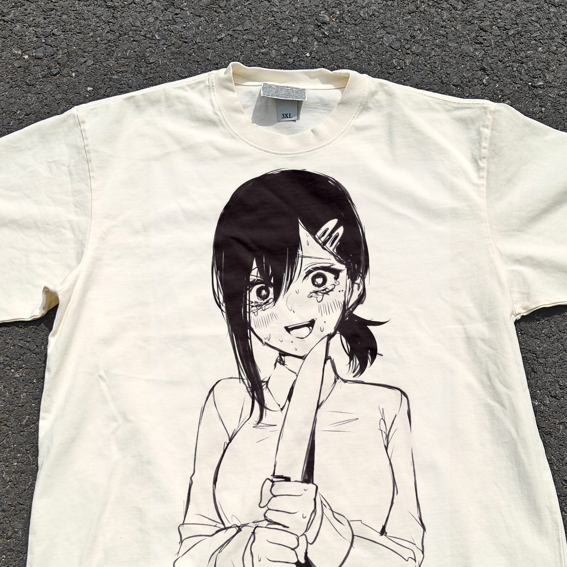 CSM Kobeni Oversized 330gsm Heavyweight Cotton Baige T-Shirt