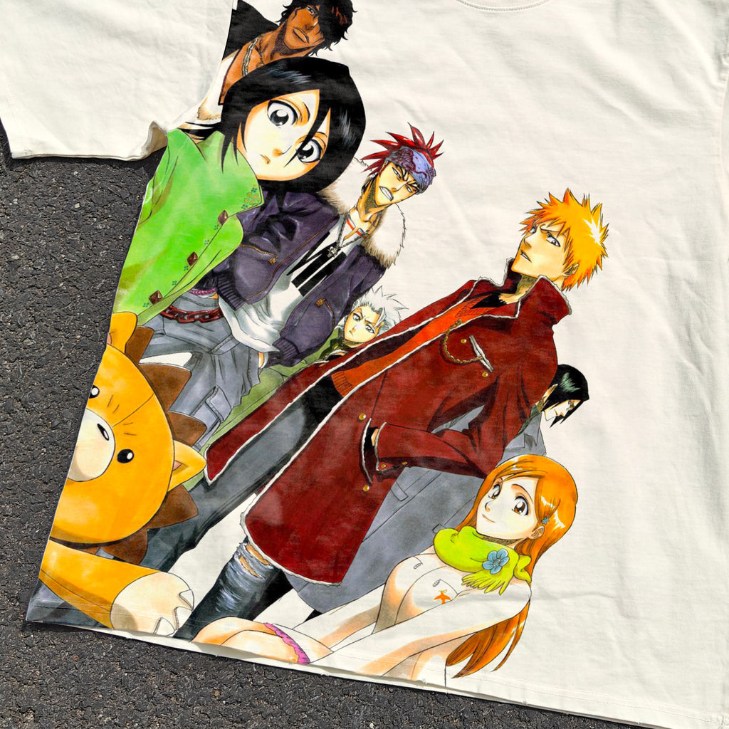 Karakura Town Squad Oversized 330gsm Heavyweight Cotton Baige T-Shirt