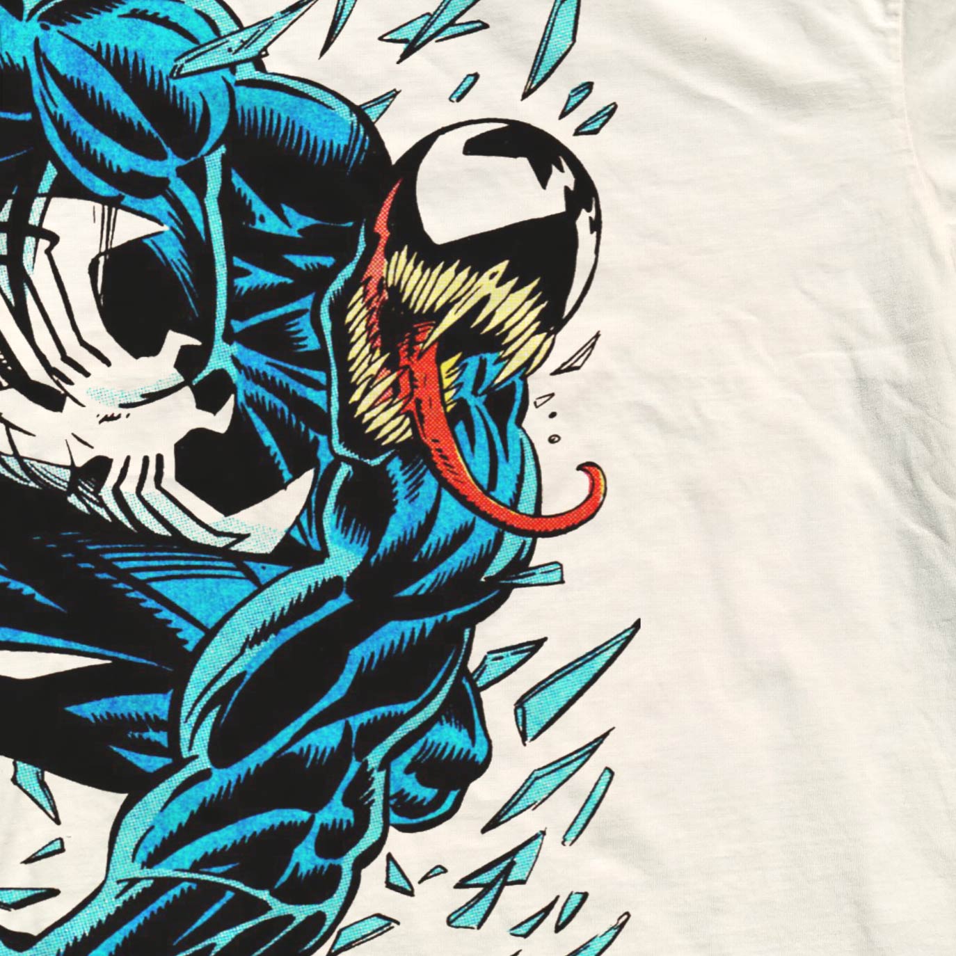 Spider Villain Oversized 330gsm Heavyweight Cotton Baige T-Shirt