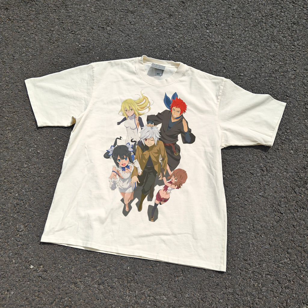 Ais & Hestia Familia Oversized 330gsm Heavyweight Cotton Baige T-Shirt