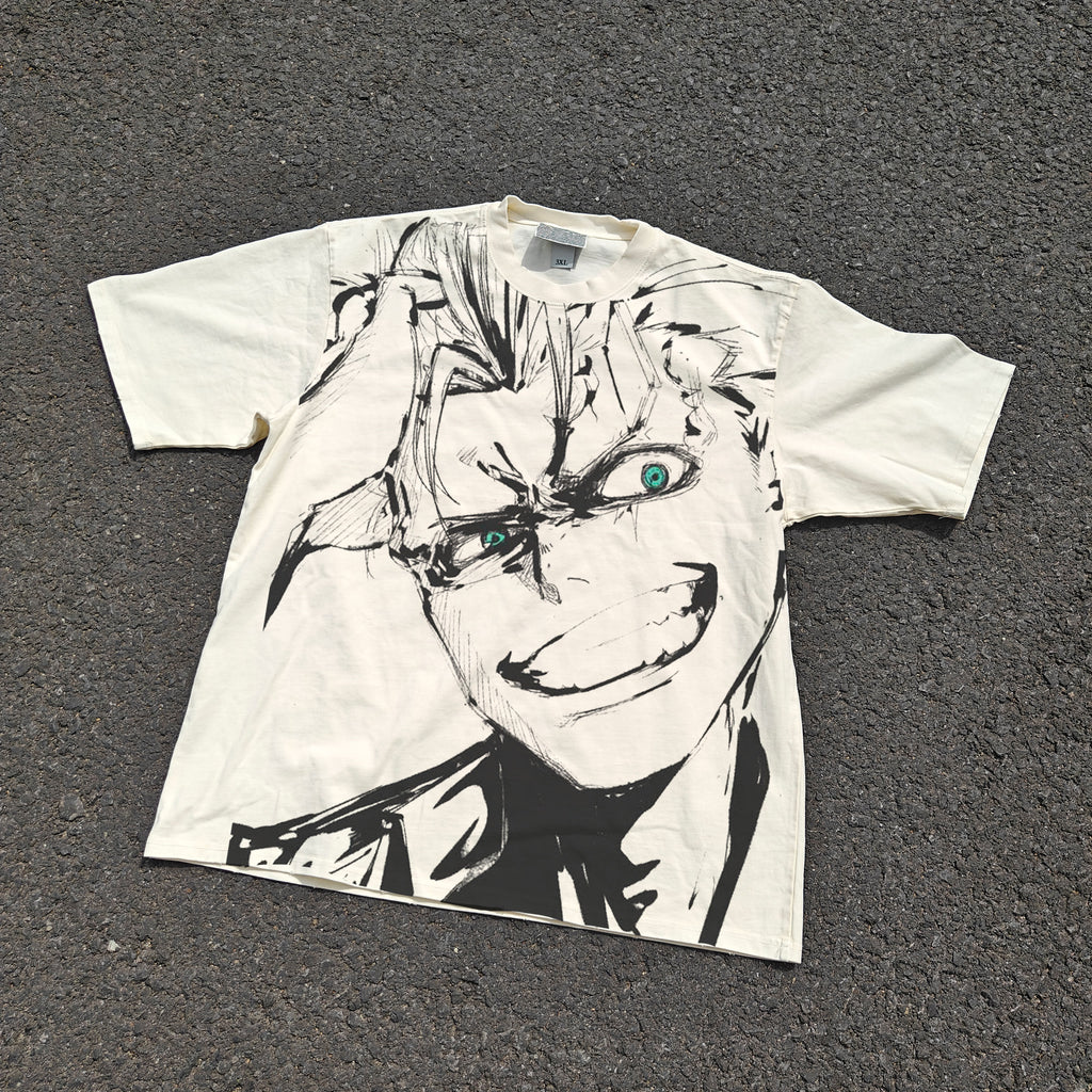 Andera Oversized 330gsm Heavyweight Cotton Baige T-Shirt