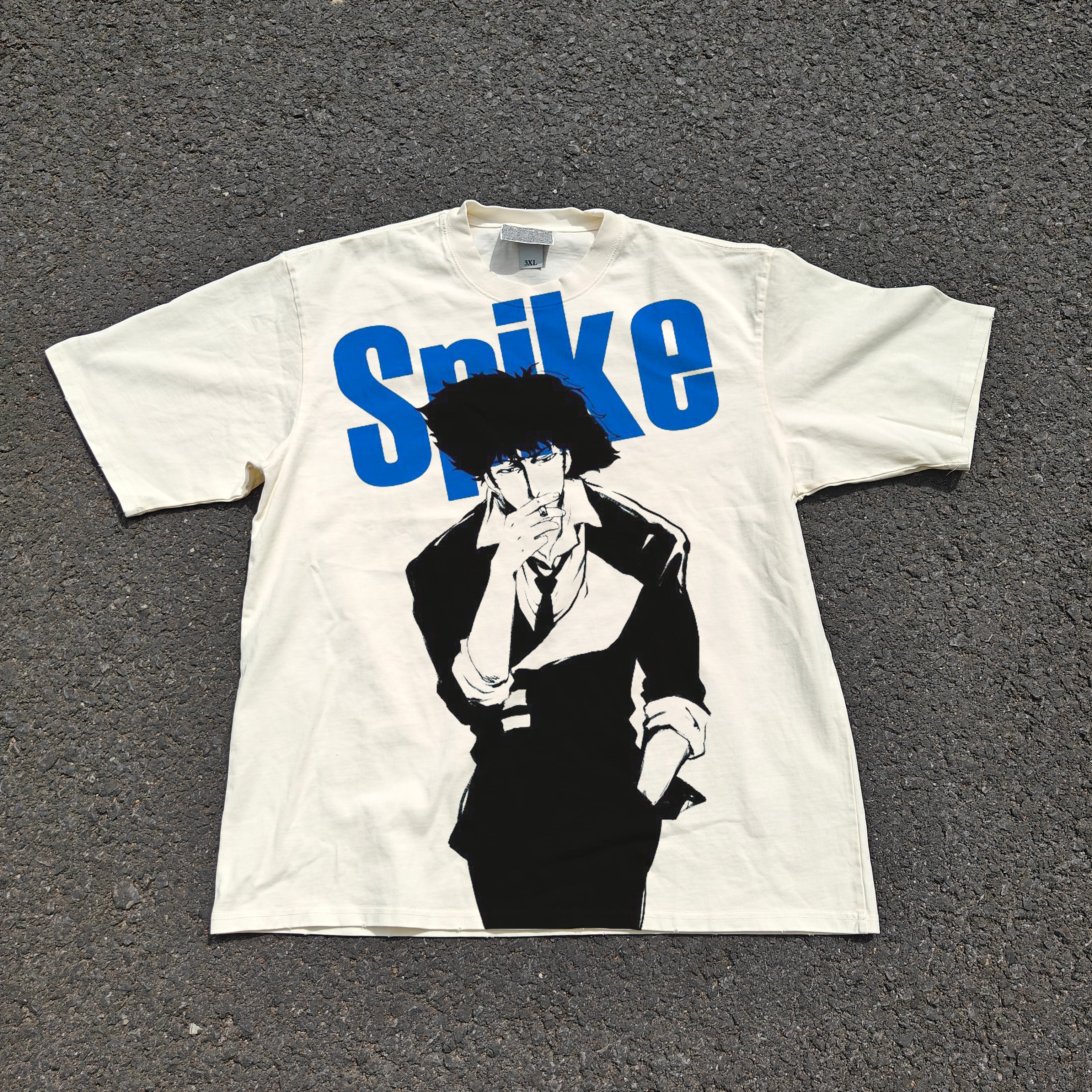 Spike Oversized 330gsm Heavyweight Cotton Baige T-Shirt