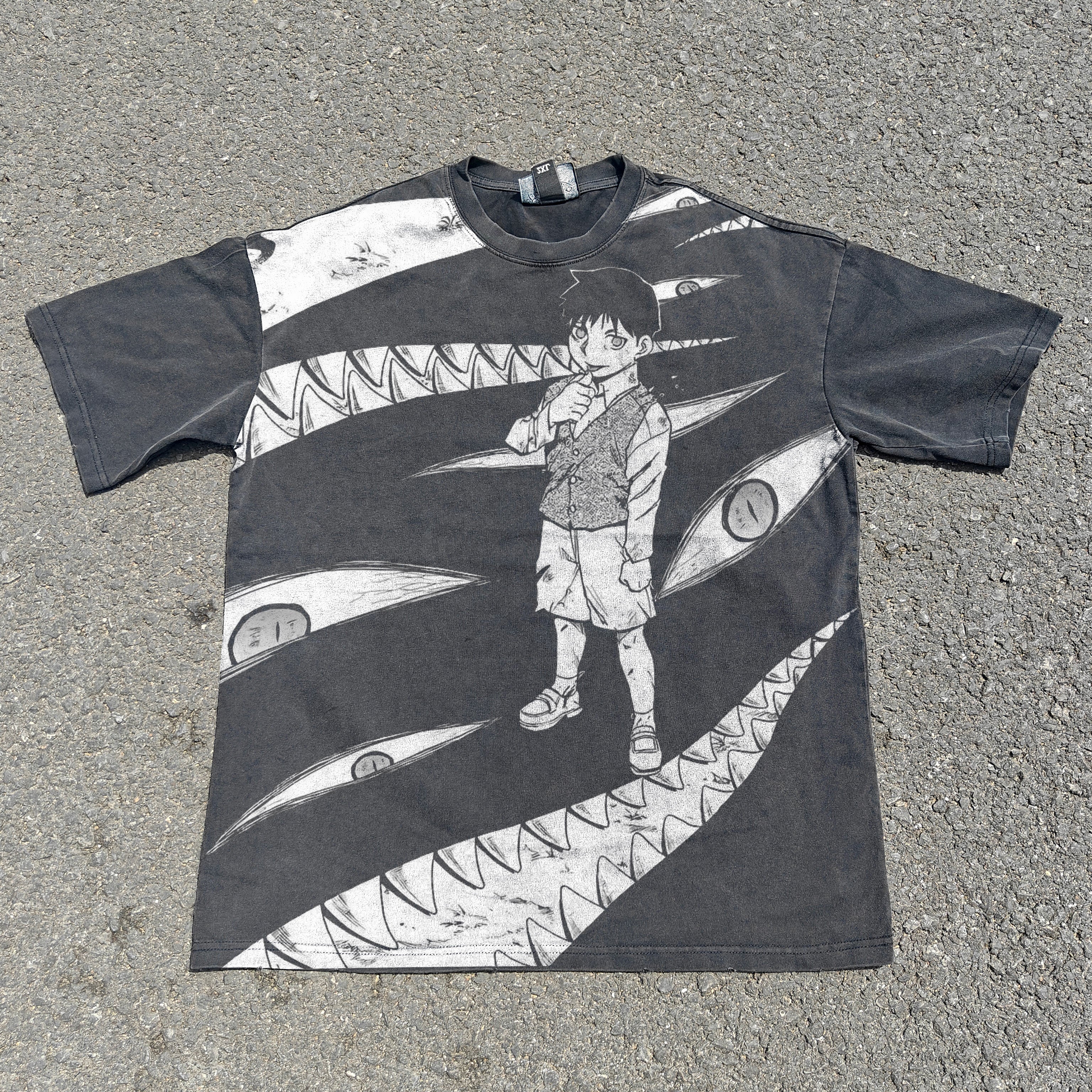 Pride Sin Oversized 330gsm Heavyweight Cotton Black T-Shirt