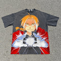 Edward Alchemist Oversized 330gsm Heavyweight Cotton Black T-Shirt