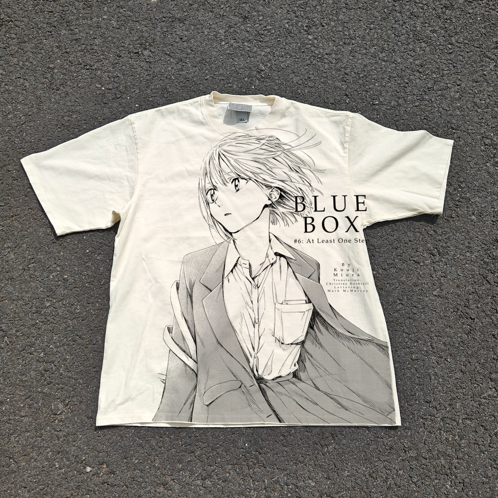 At Least One Step Oversized 330gsm Heavyweight Cotton Baige T-Shirt