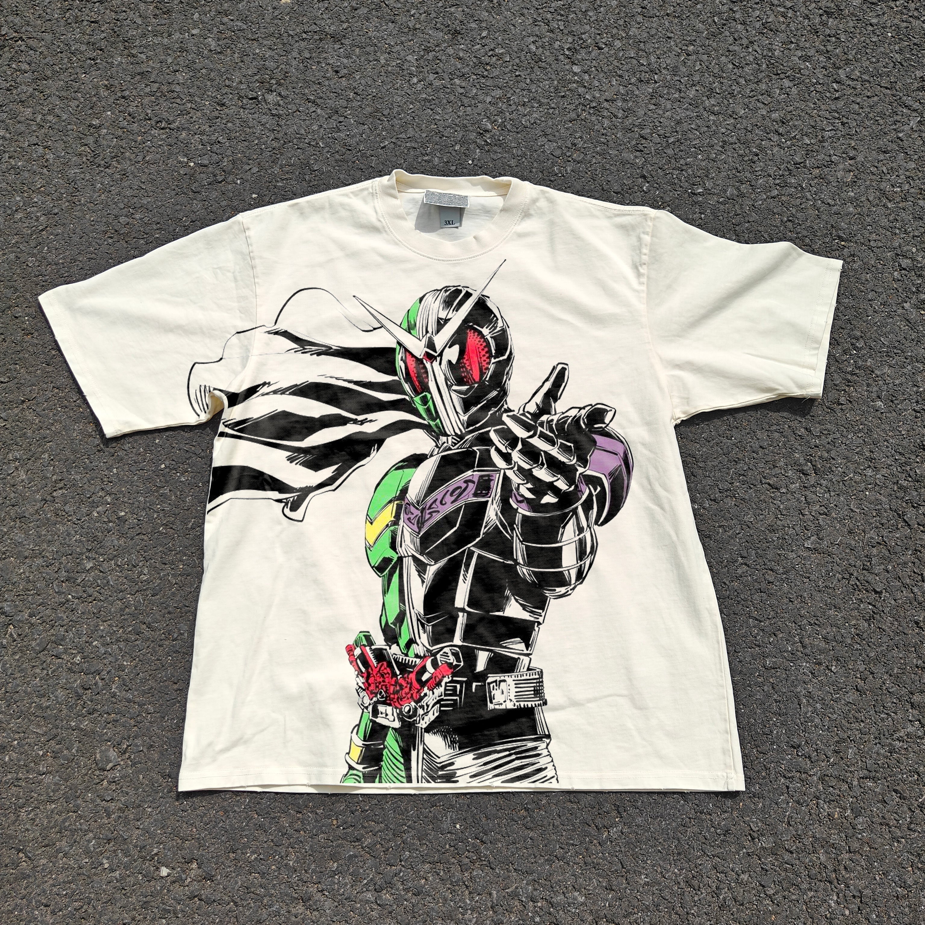 CycloneJoker Oversized 330gsm Heavyweight Cotton Baige T-Shirt