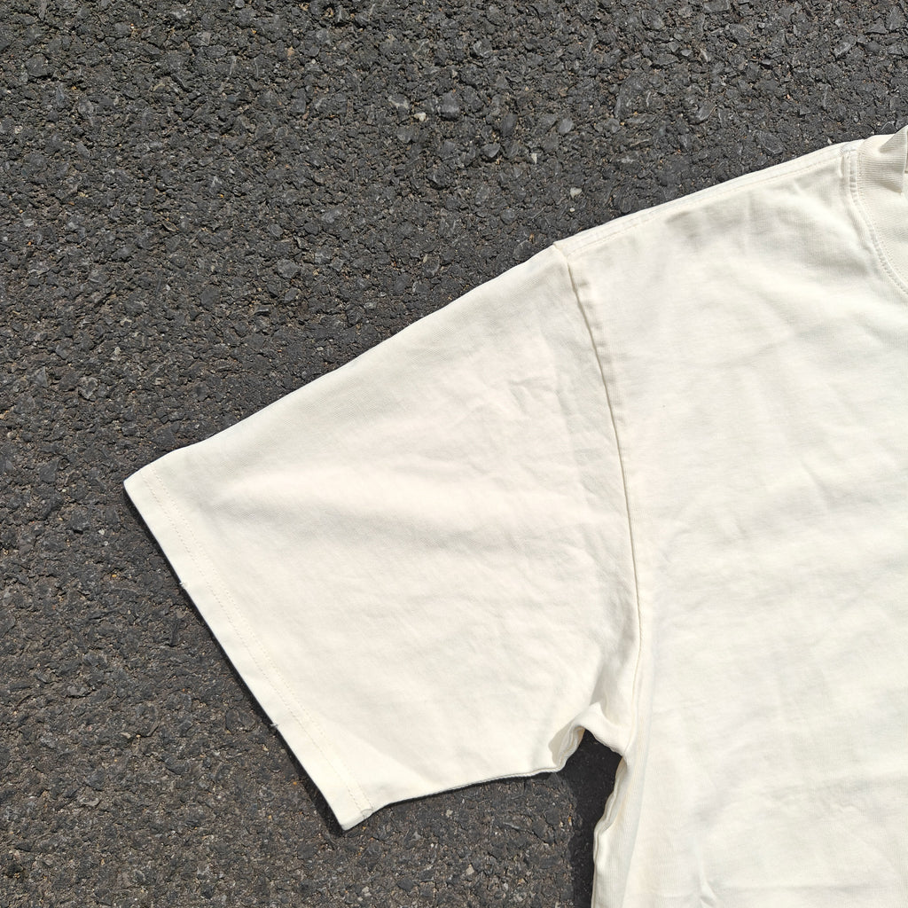 Sukuna Manga Style Oversized 330gsm Heavyweight Cotton Baige T-Shirt