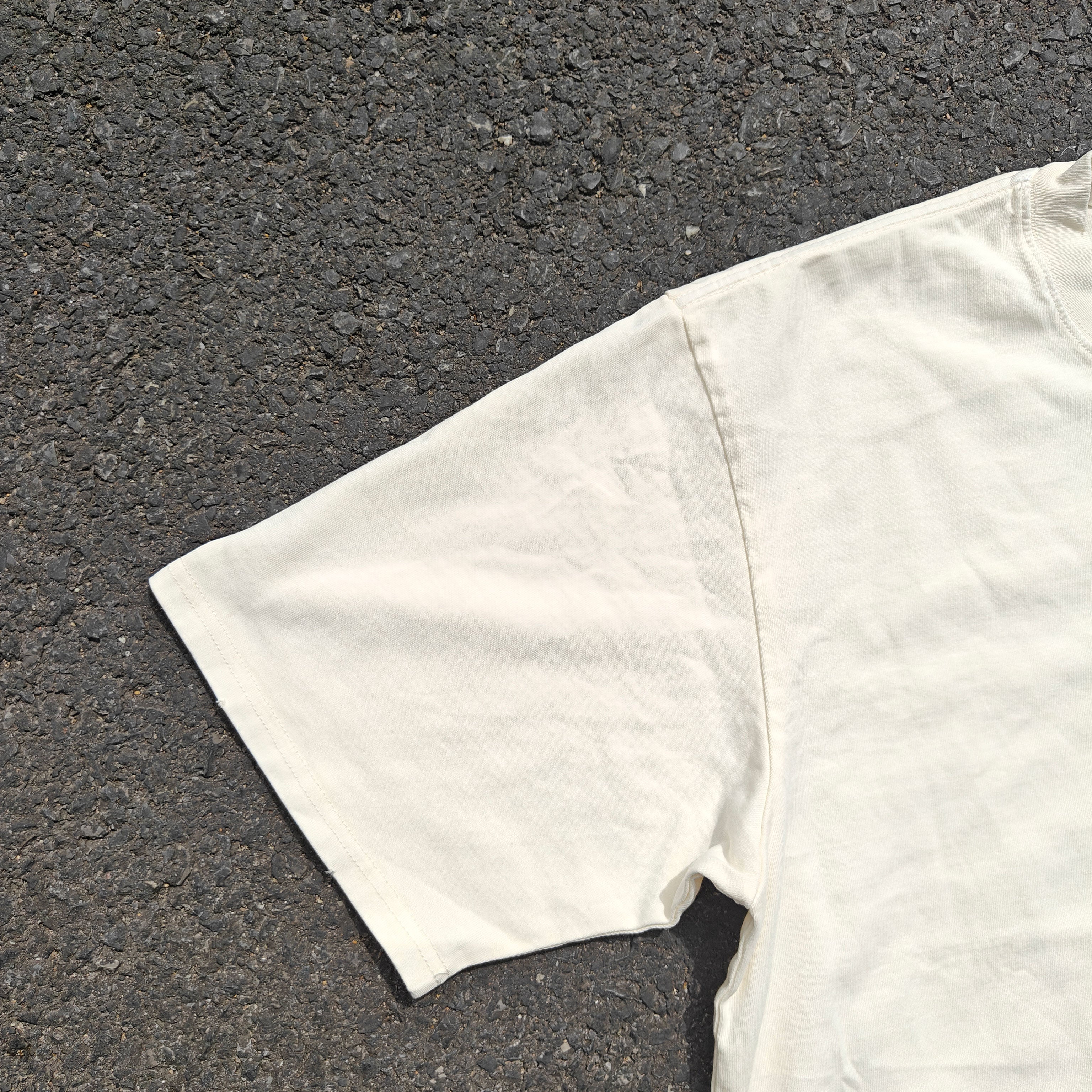 Smoking Chef Oversized 330gsm Heavyweight Cotton Baige T-Shirt
