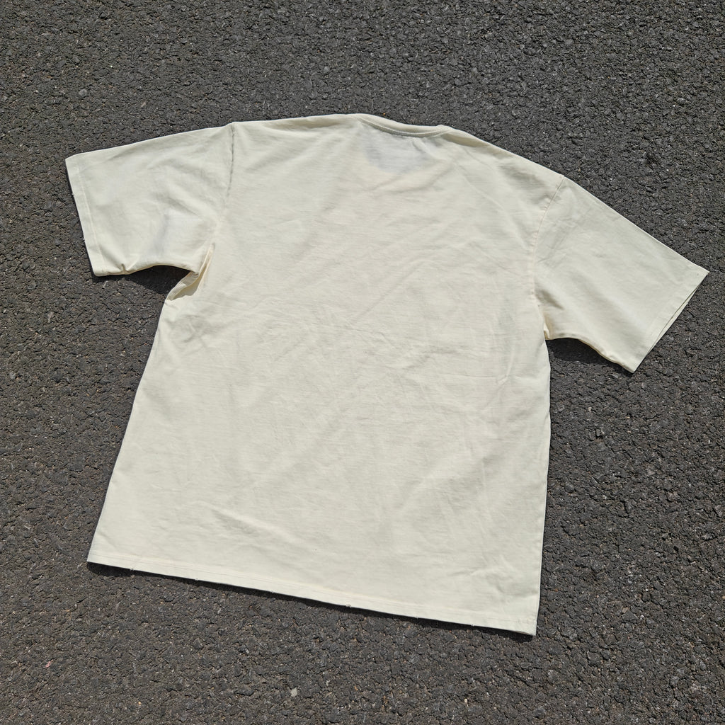 Yuta Rika Oversized 330gsm Heavyweight Cotton Baige T-Shirt