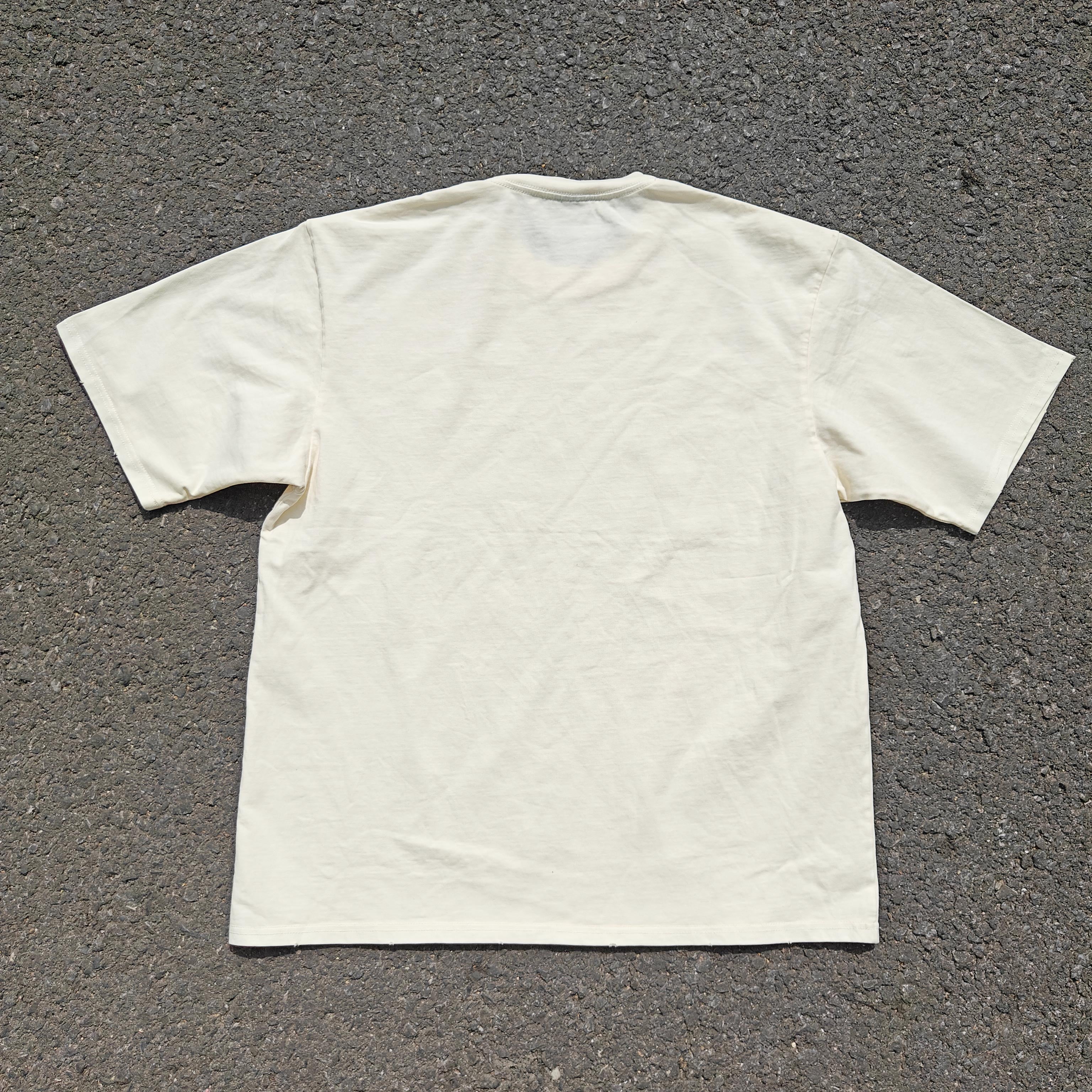 Smoking Chef Oversized 330gsm Heavyweight Cotton Baige T-Shirt