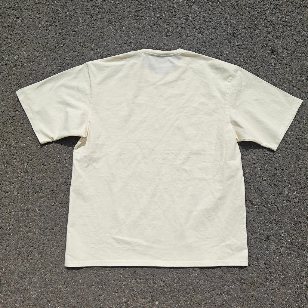 Makima Oversized 330gsm Heavyweight Cotton Baige T-Shirt